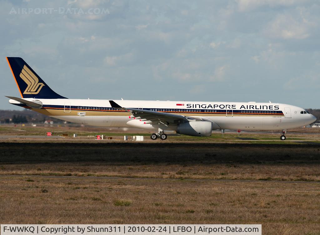 F-WWKQ, 2010 Airbus A330-343 C/N 1098, C/n 1098 - To be 9V-STJ