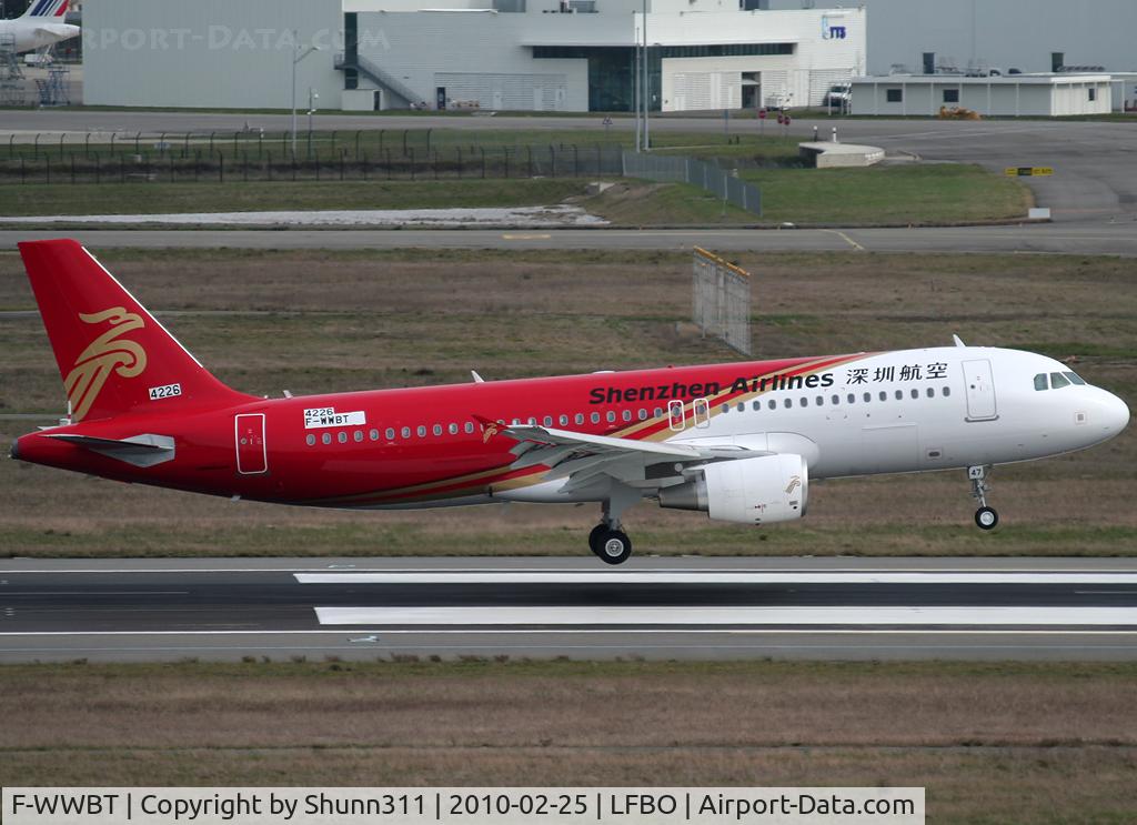 F-WWBT, 2010 Airbus A320-214 C/N 4226, C/n 4226