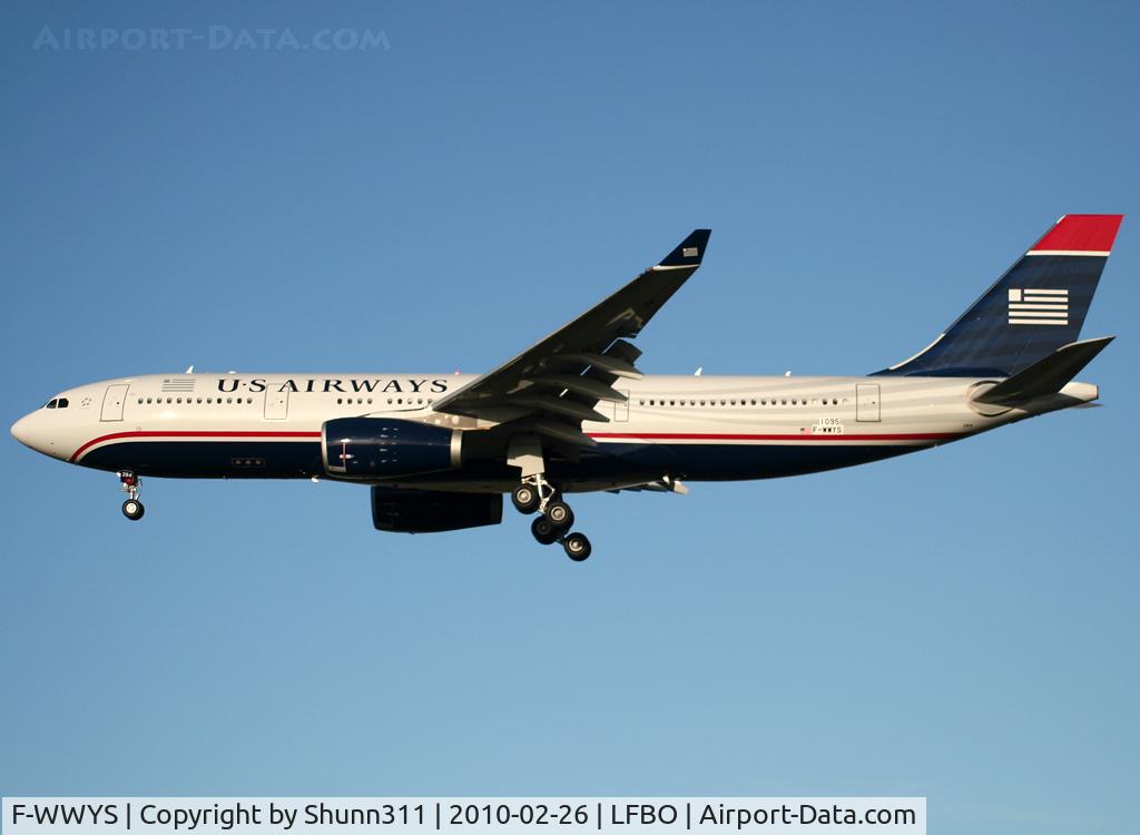 F-WWYS, 2010 Airbus A330-243 C/N 1095, C/n 1095 - To be N284AY