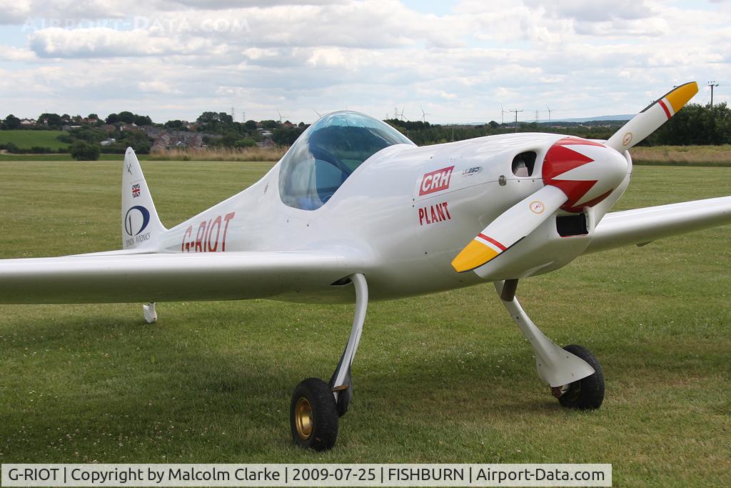G-RIOT, 2008 Silence Twister C/N PFA 329-14700, Silence Twister. At Fishburn Airfield. UK awaiting its slot to display at the 2009 Sunderland Airshow.