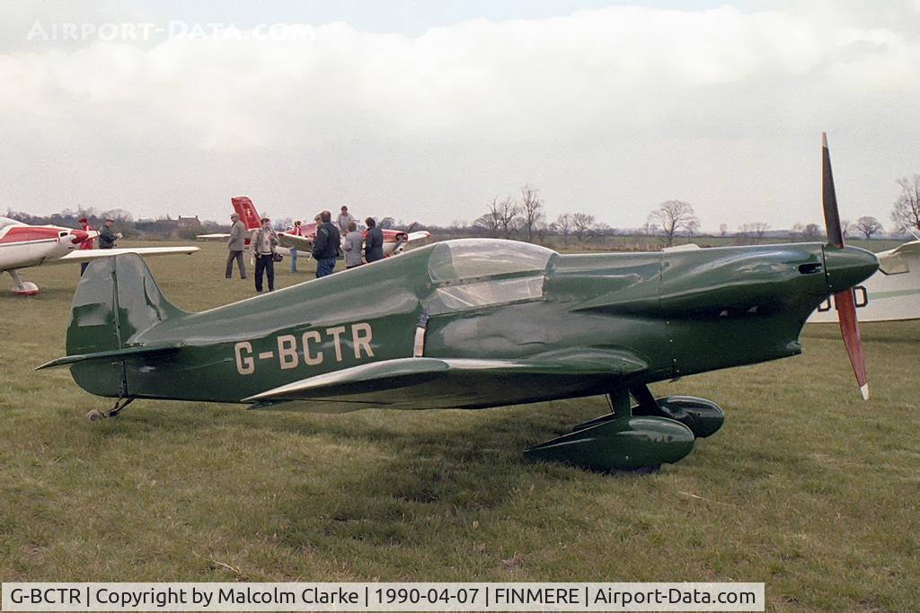 G-BCTR, 1975 Taylor JT-2 Titch C/N PFA 3224, Taylor JT-2 Titch at Finmere in 1990. Destroyed in a take-off crash at Frampton Cotterell on July 6th 1991.