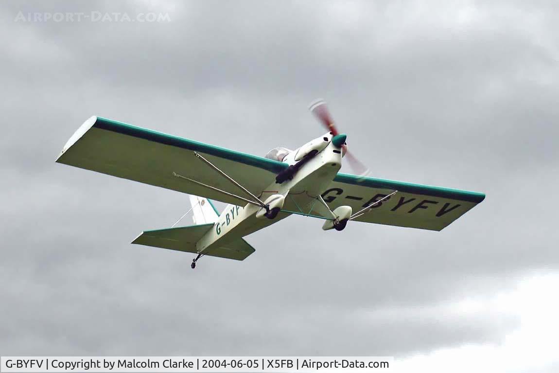 G-BYFV, 2002 Team Mini-Max 91 C/N PFA 186-13431, Team Mini-Max 91 at Fishburn Airfield, UK in 2004.