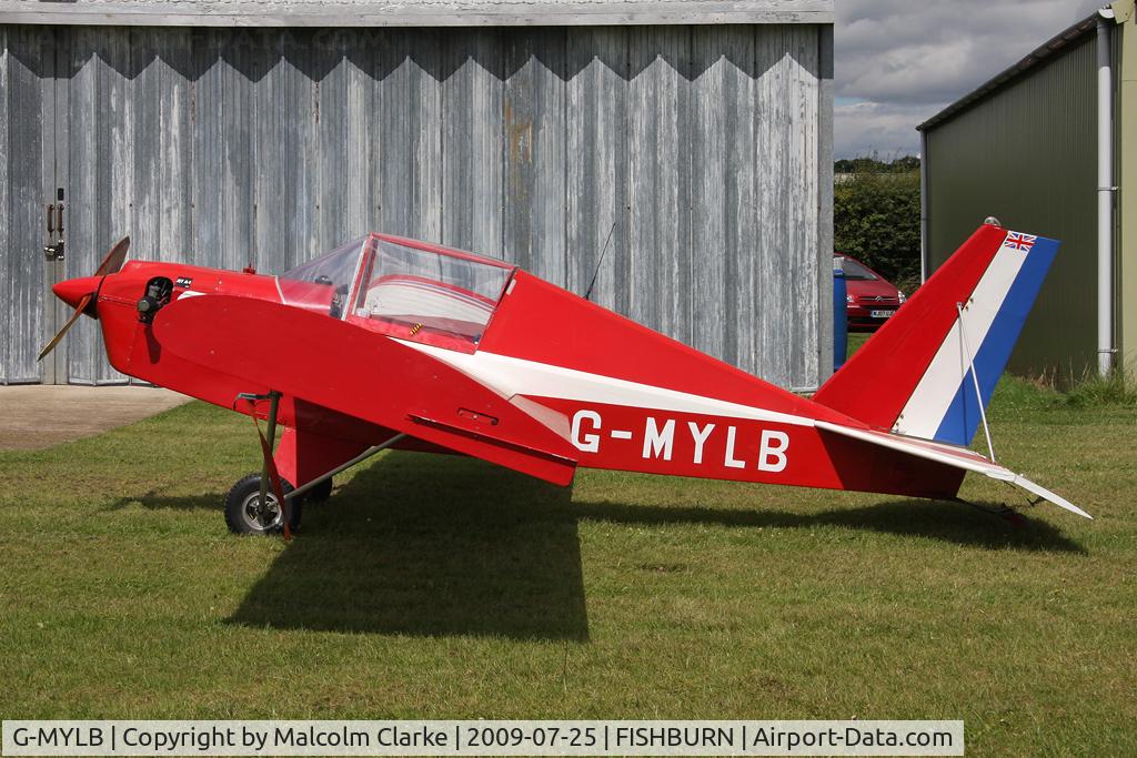 G-MYLB, 1993 Team Mini-Max 91 C/N PFA 186-12419, Team Mini-Max 91 at Fishburn Airfield, UK in 2009.