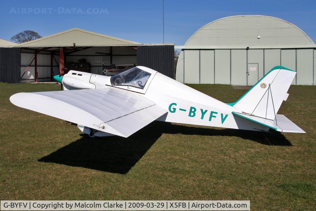 G-BYFV, 2002 Team Mini-Max 91 C/N PFA 186-13431, Team Mini-Max 91 at Fishburn Airfield, UK in 2009.