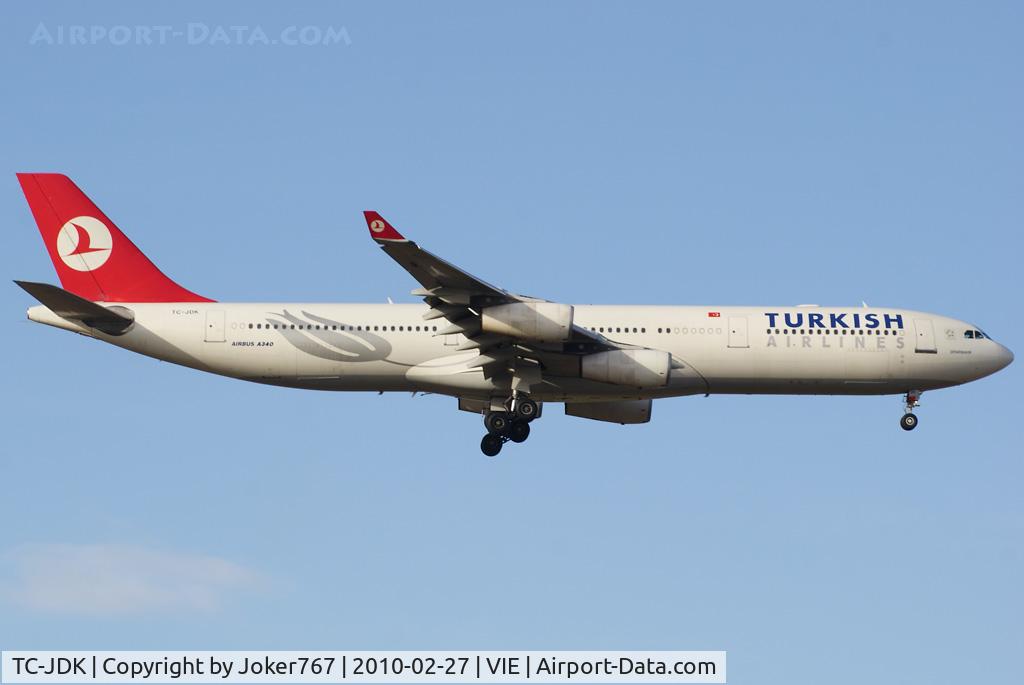 TC-JDK, 1993 Airbus A340-311 C/N 025, Turkish Airlines Airbus A340-311