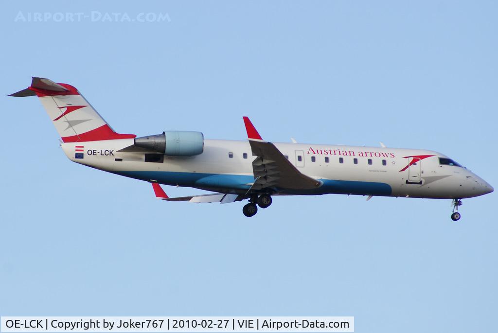 OE-LCK, 1997 Canadair CRJ-200LR (CL-600-2B19) C/N 7148, Austrian arrows Canadair Regional Jet CRJ200LR