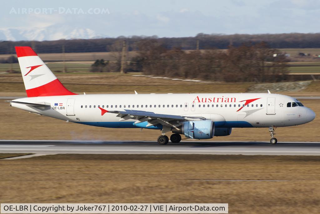 OE-LBR, 2000 Airbus A320-214 C/N 1150, Austrian Airlines Airbus A320-214