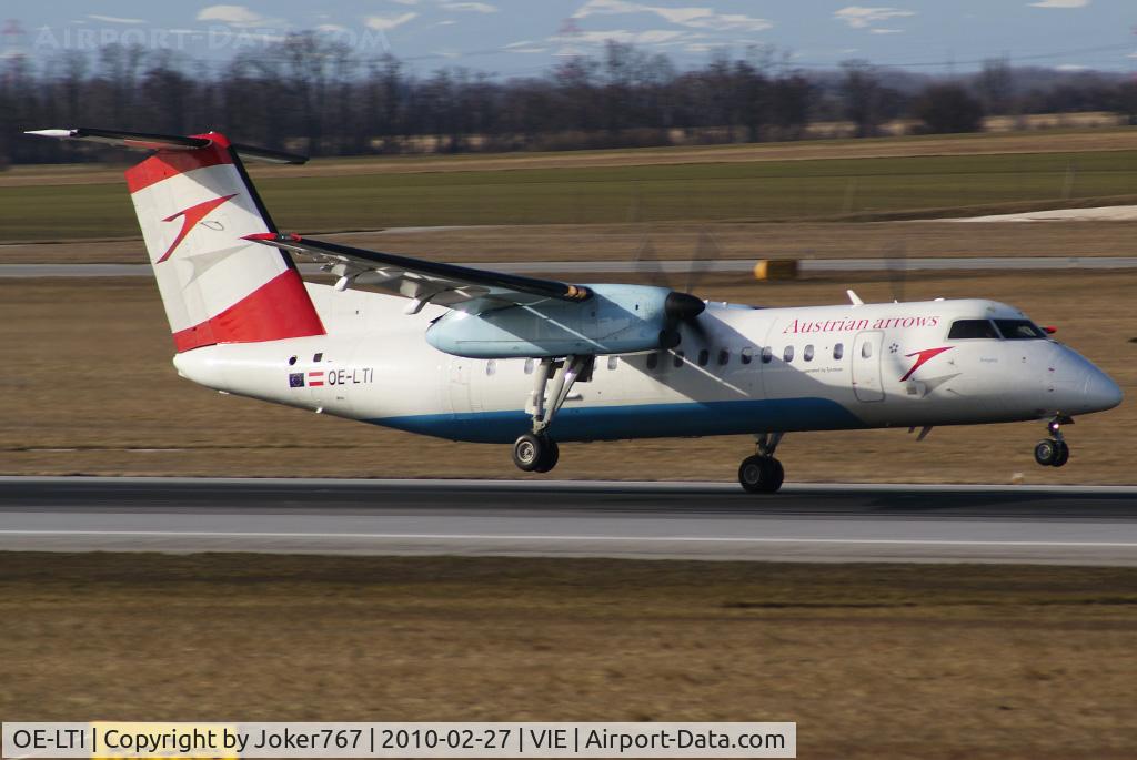 OE-LTI, 1997 De Havilland Canada DHC-8-314Q Dash 8 C/N 466, Austrian arrows De Havilland Canada DHC-8-314Q