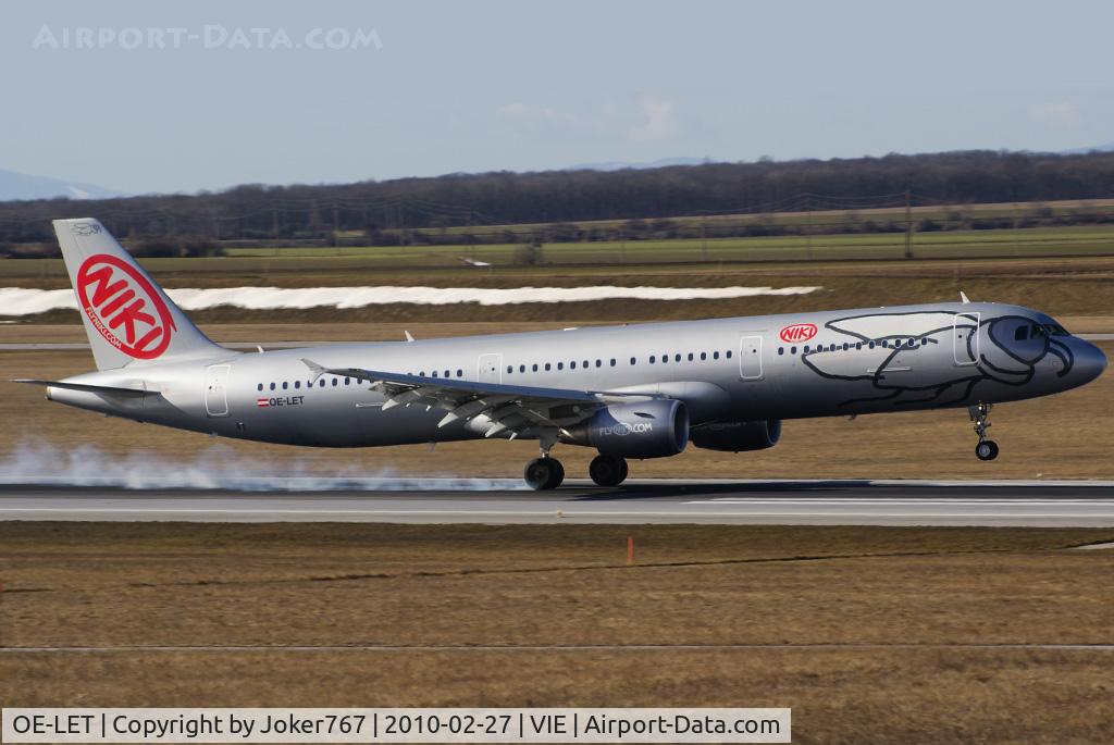 OE-LET, 2009 Airbus A321-211 C/N 3830, NIKI Airbus A321-231