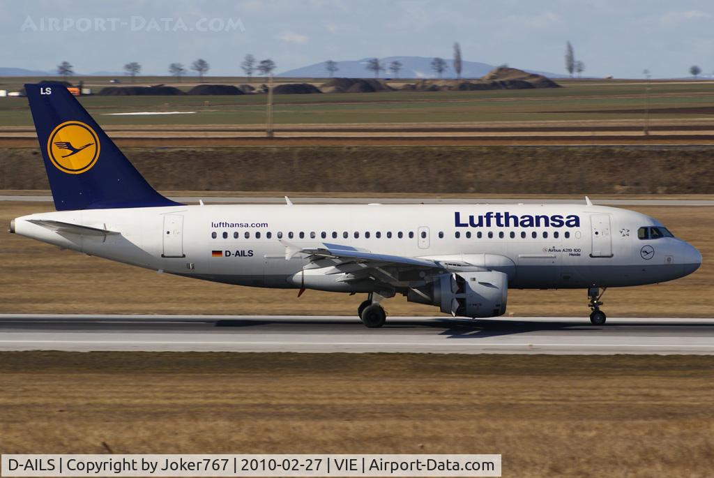 D-AILS, 1997 Airbus A319-114 C/N 729, Lufthansa Airbus A319-114