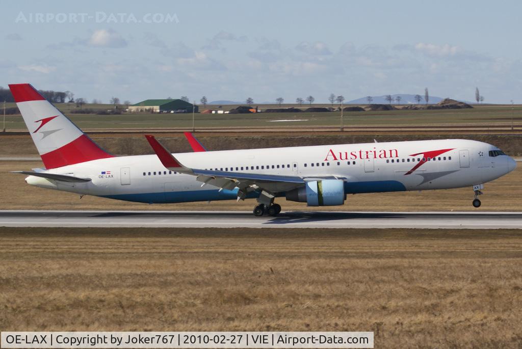 OE-LAX, 1992 Boeing 767-3Z9/ER C/N 27095, Austrian Airlines Boeing 767-3Z9(ER)