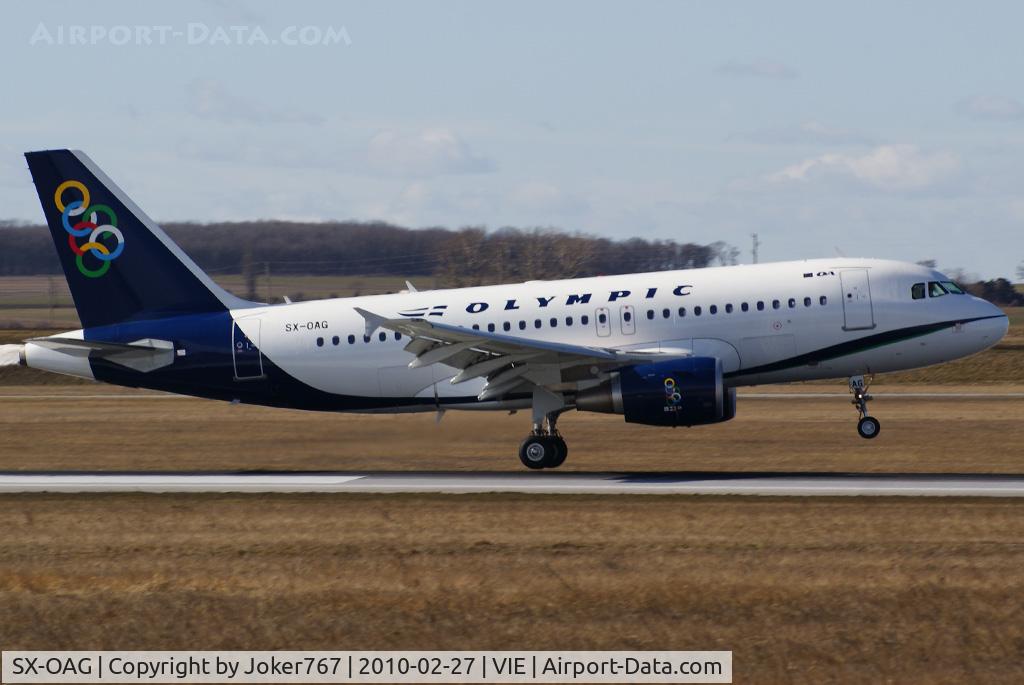 SX-OAG, 2009 Airbus A319-112 C/N 3950, Olympic Airbus A319-112