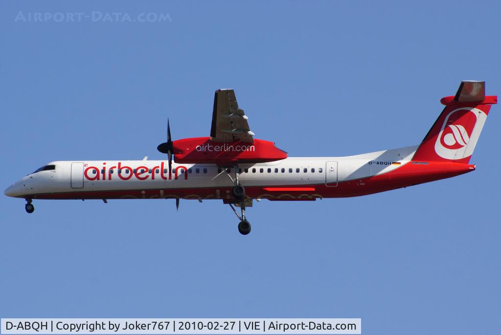 D-ABQH, 2009 De Havilland Canada DHC-8-402 Dash 8 C/N 4256, Air Berlin (LGW) De Havilland Canada DHC-8-402Q