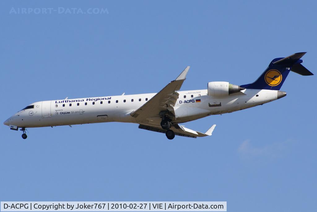 D-ACPG, 2002 Canadair CRJ-701ER (CL-600-2C10) Regional Jet C/N 10034, Lufthansa Regional (CityLine) Canadair Regional Jet CRJ701ER