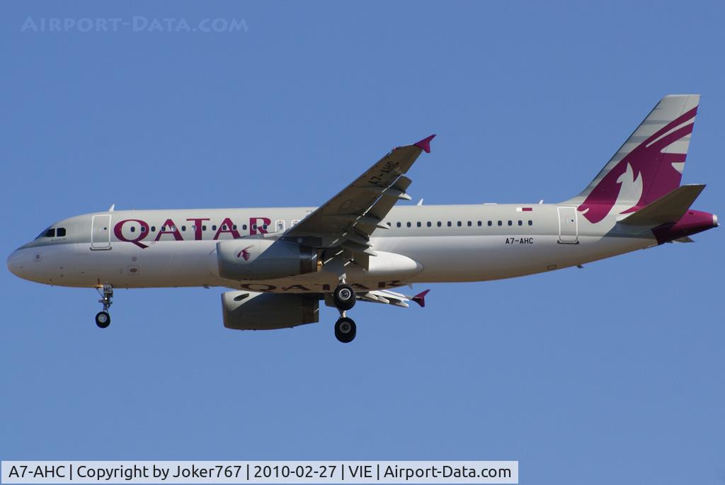 A7-AHC, 2010 Airbus A320-232 C/N 4183, Qatar Airways Airbus A320-232