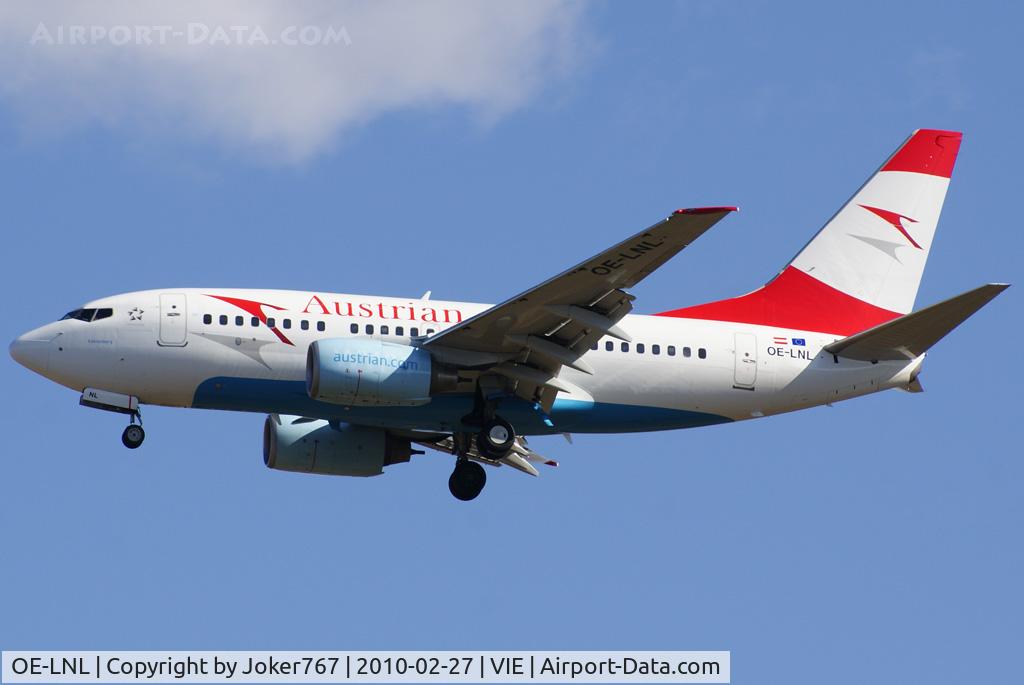 OE-LNL, 2000 Boeing 737-6Z9 C/N 30137, Austrian Airlines Boeing 737-6Z9