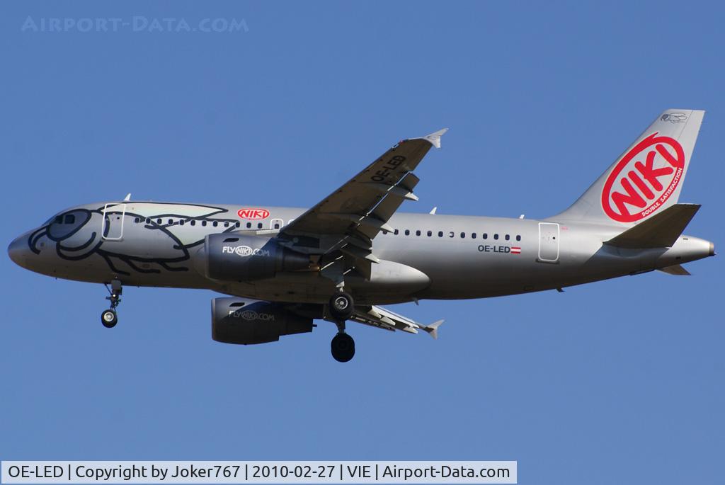 OE-LED, 2008 Airbus A319-112 C/N 3407, NIKI Airbus A319-112