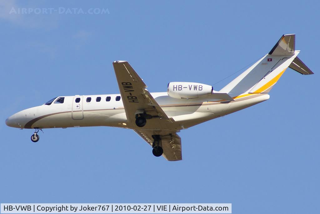 HB-VWB, 2008 Cessna 525B CitationJet CJ3 C/N 525B-0216, Swiss European Air Lines / Lufthansa Cessna 525B Citation CJ3