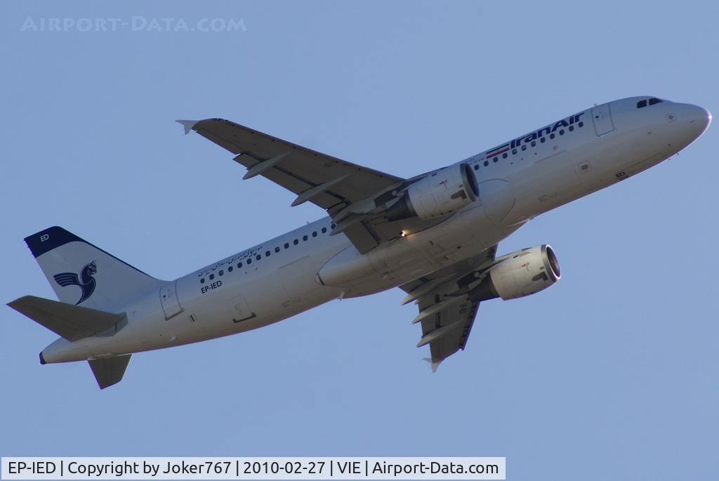 EP-IED, 1992 Airbus A320-212 C/N 345, Iran Air Airbus A320-212