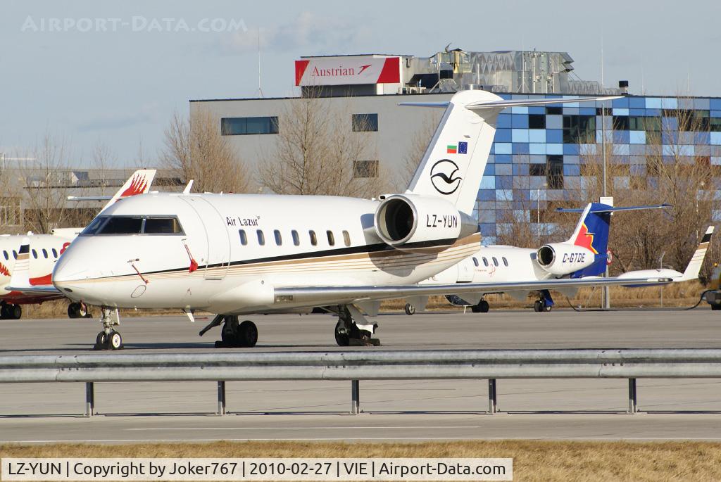 LZ-YUN, 2005 Bombardier Challenger 604 (CL-600-2B16) C/N 5508, Air Lazur Canadair Challenger 604