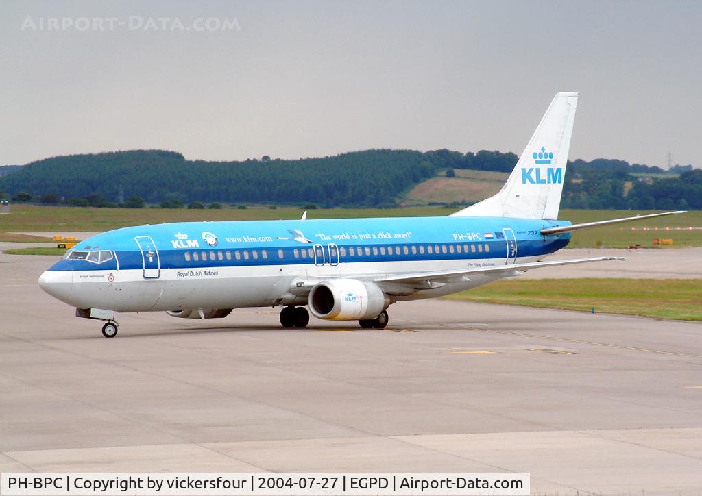 PH-BPC, 1989 Boeing 737-4Y0 C/N 24468, KLM