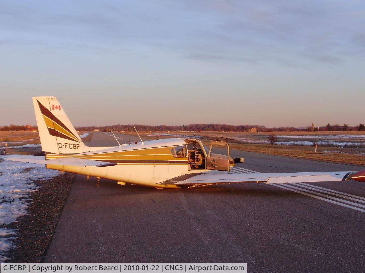 C-FCBP, 1960 Piper PA-24-250 Comanche C/N 24-1918, Deliberate gear up landing Jan 22/10, 2131Z. The sun sets on a loyal bird.