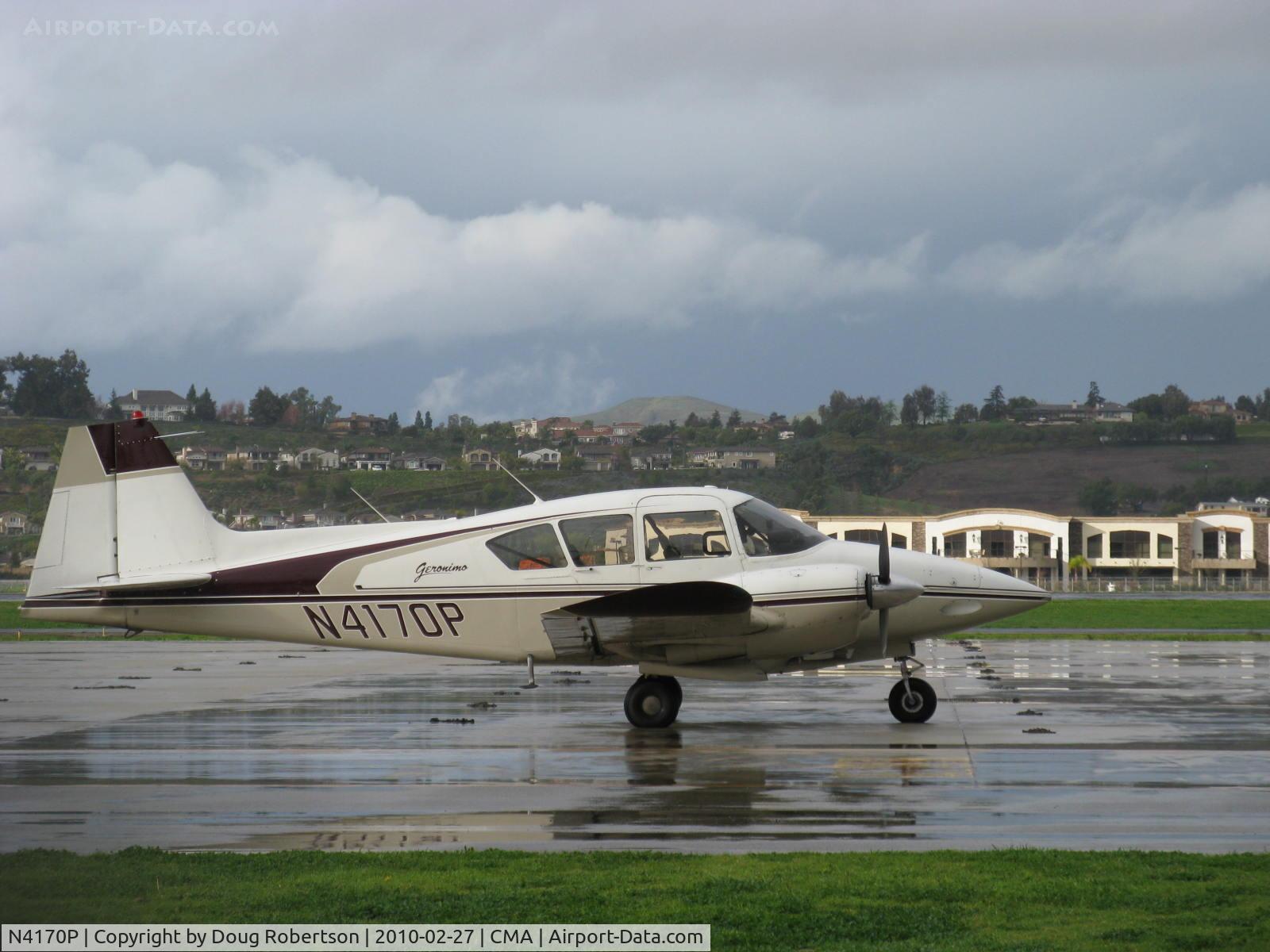 N4170P, 1959 Piper PA-23-160 Apache C/N 23-1657, 1959 Piper PA-23-160 GERONIMO APACHE Conversion, two Lycoming O-360-A1D 180 Hp each