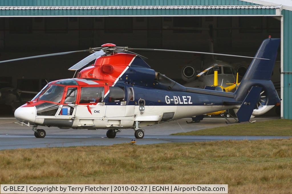 G-BLEZ, 1984 Aérospatiale SA-365N Dauphin 2 C/N 6131, Offshore Helicopter based at Blackpool