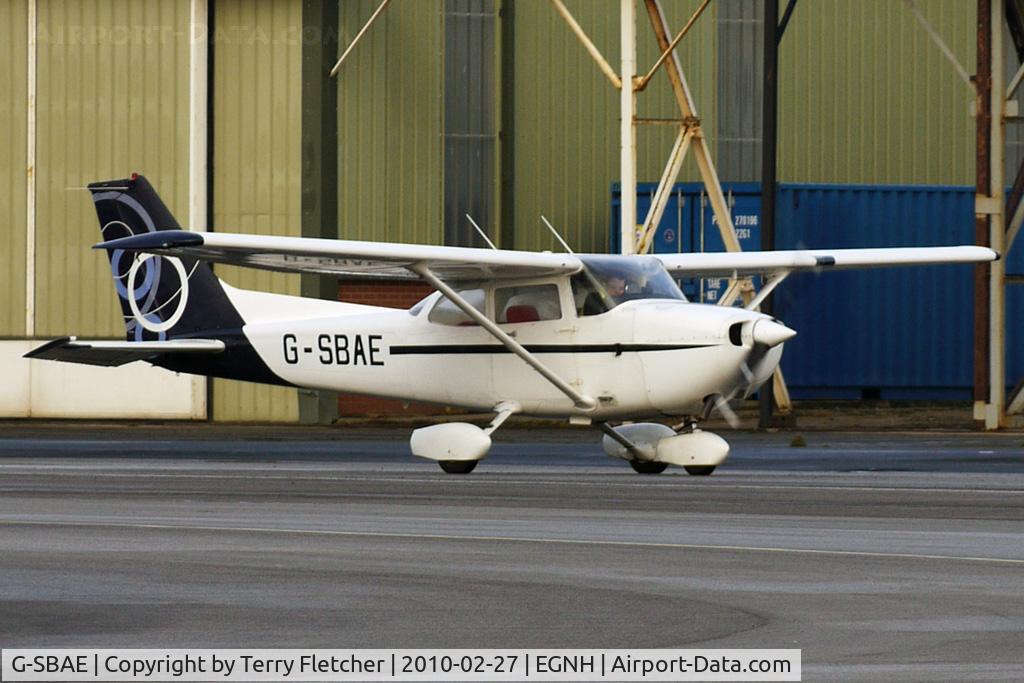 G-SBAE, 1983 Reims Cessna F172P Skyhawk C/N 2200, Cessna F172P at Blackpool