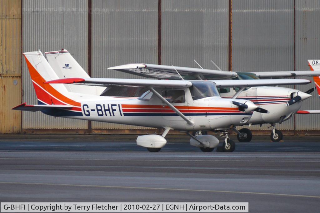 G-BHFI, 1980 Reims F152 C/N 1685, Cessna F152 at Blackpool