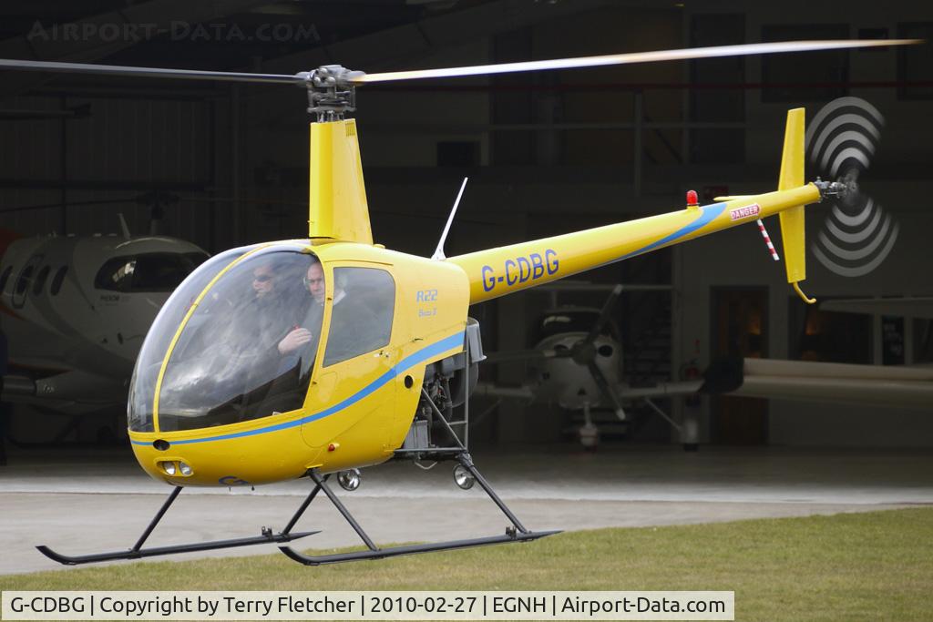G-CDBG, 2004 Robinson R22 Beta II C/N 3682, Robinson R22 Beta at Blackpool