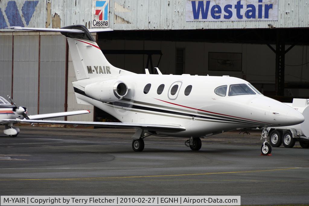 M-YAIR, 2005 Raytheon 390 Premier 1 C/N RB-146, Raytheon RB390 Premier based at Blackpool