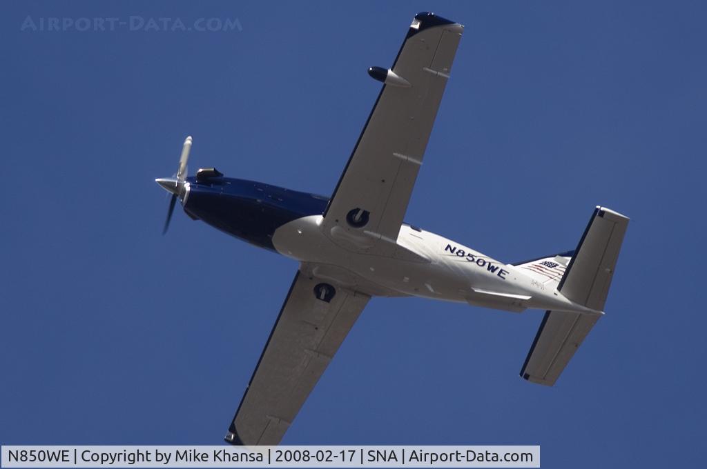 N850WE, 2007 Socata TBM-700 C/N 411, Socata TBM 700 taking off on a sunny day!