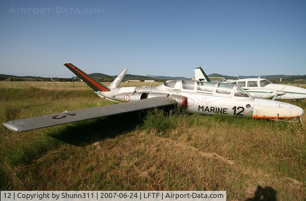 12, Fouga CM-175 Zéphyr C/N 12, Stored in badly conditions...