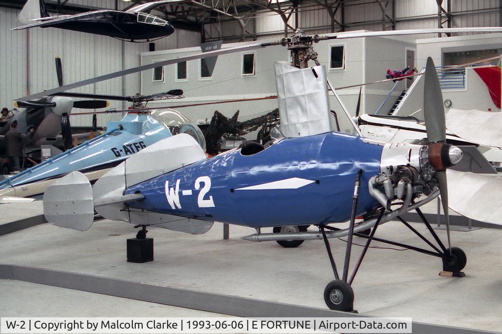 W-2, Weir Autogiro C/N BAPC.85, Weir Autogiro at the Museum of Flight, East Fortune, Scotland in 1993.