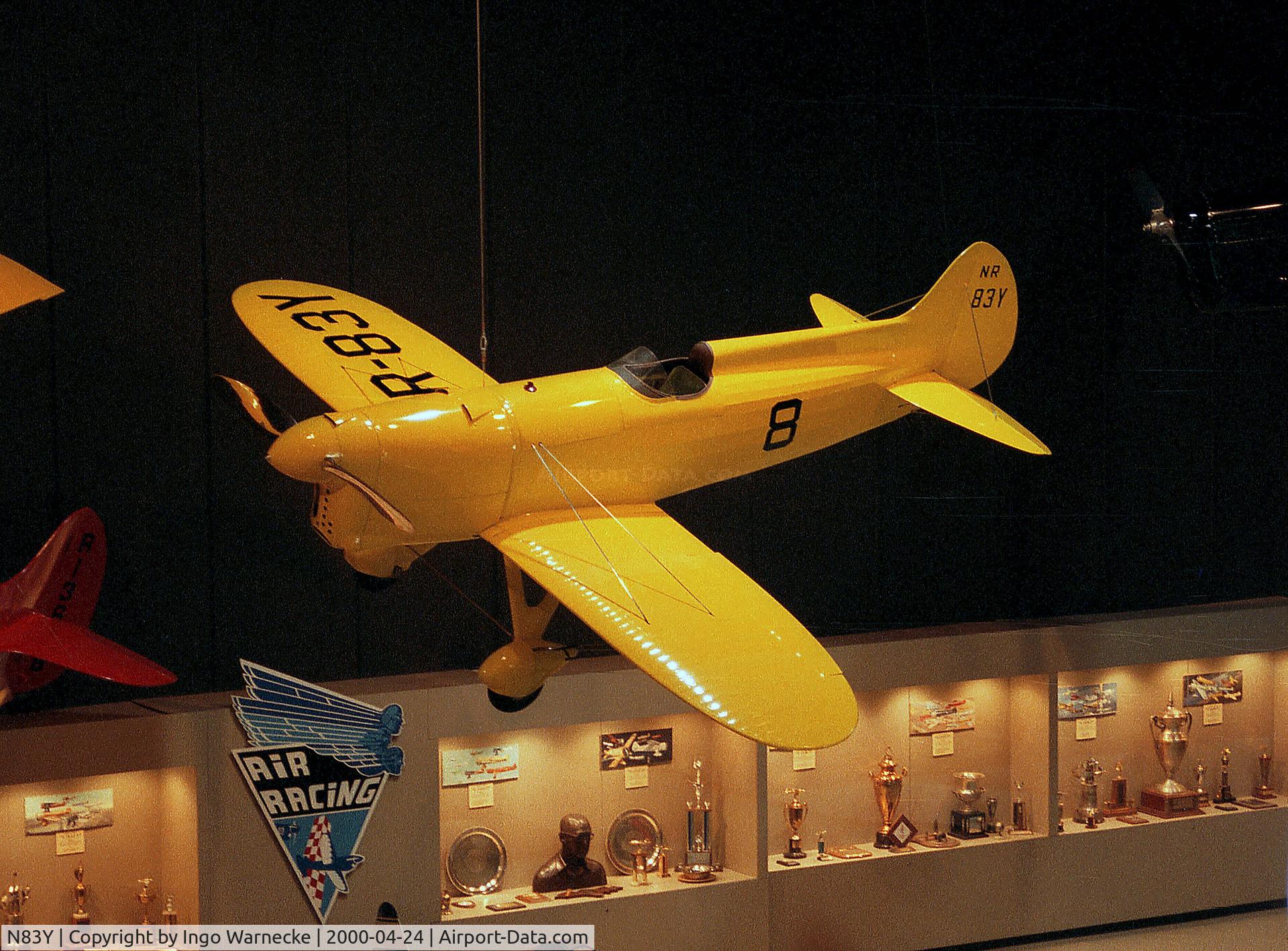 N83Y, 1933 Brown Racer C/N 3, Brown B-1 Racer at the EAA-Museum, Oshkosh WI