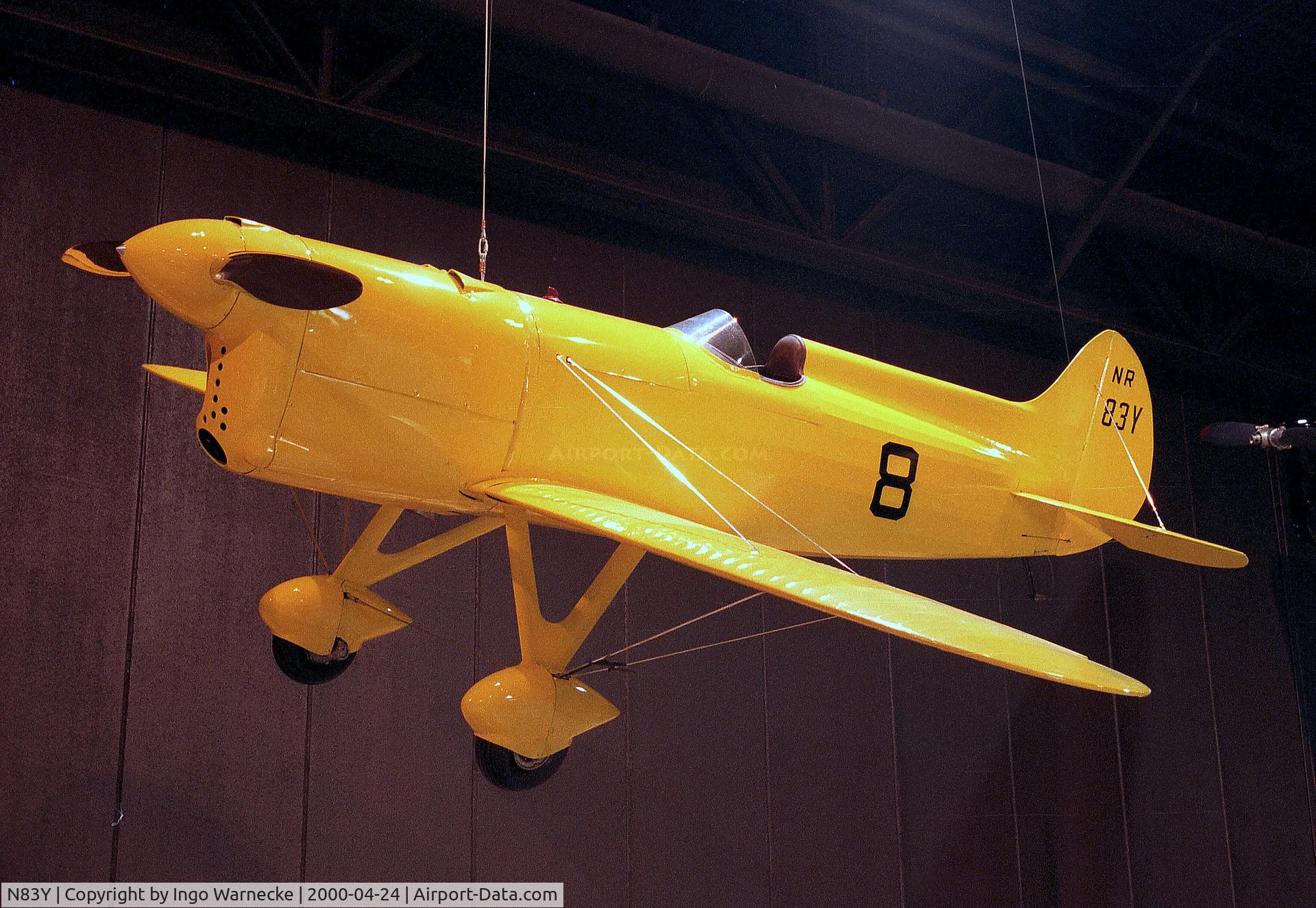 N83Y, 1933 Brown Racer C/N 3, Brown B-1 Racer at the EAA-Museum, Oshkosh WI