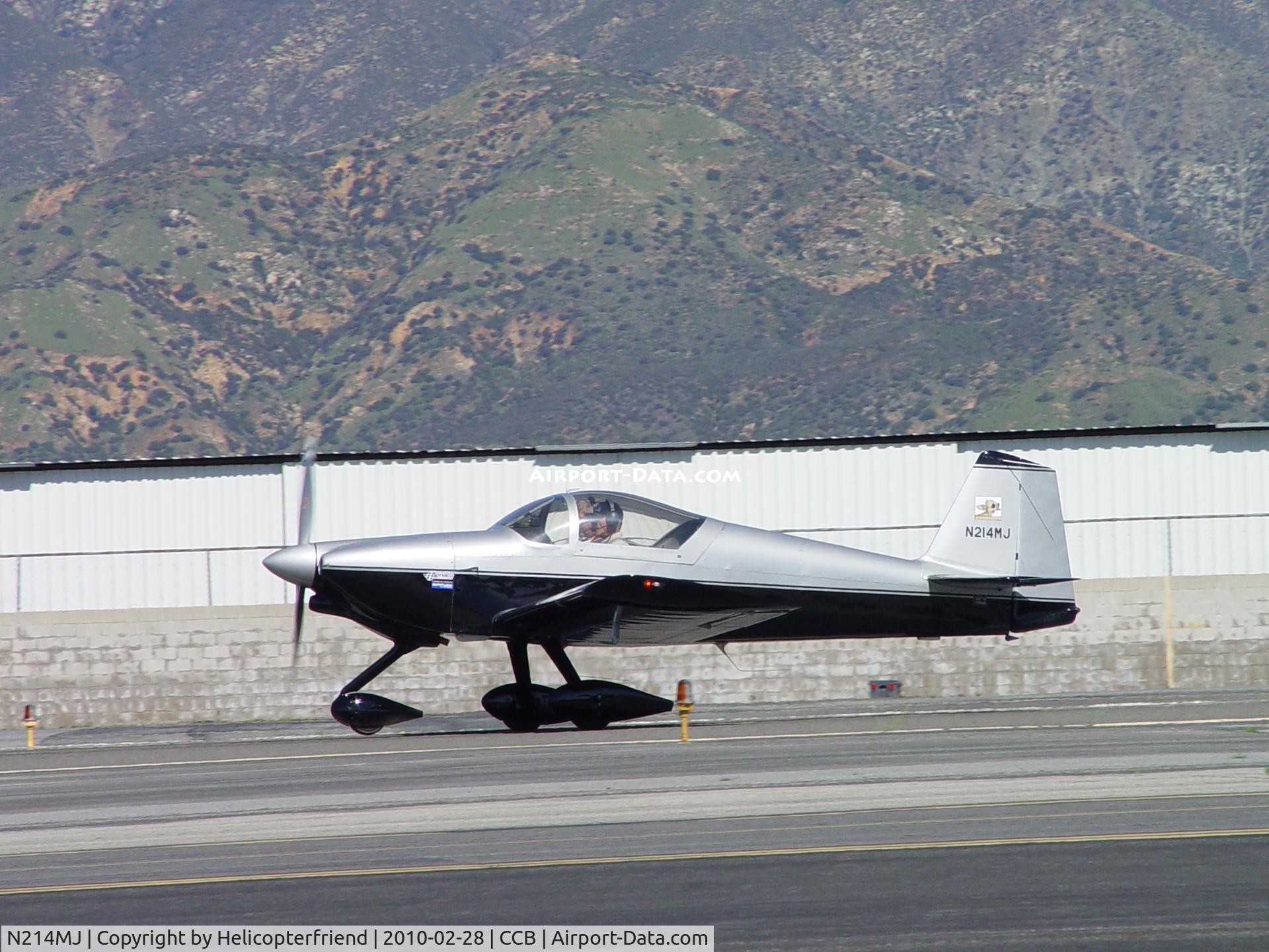 N214MJ, 1998 Vans RV-6A C/N 23212, Taking off westbound
