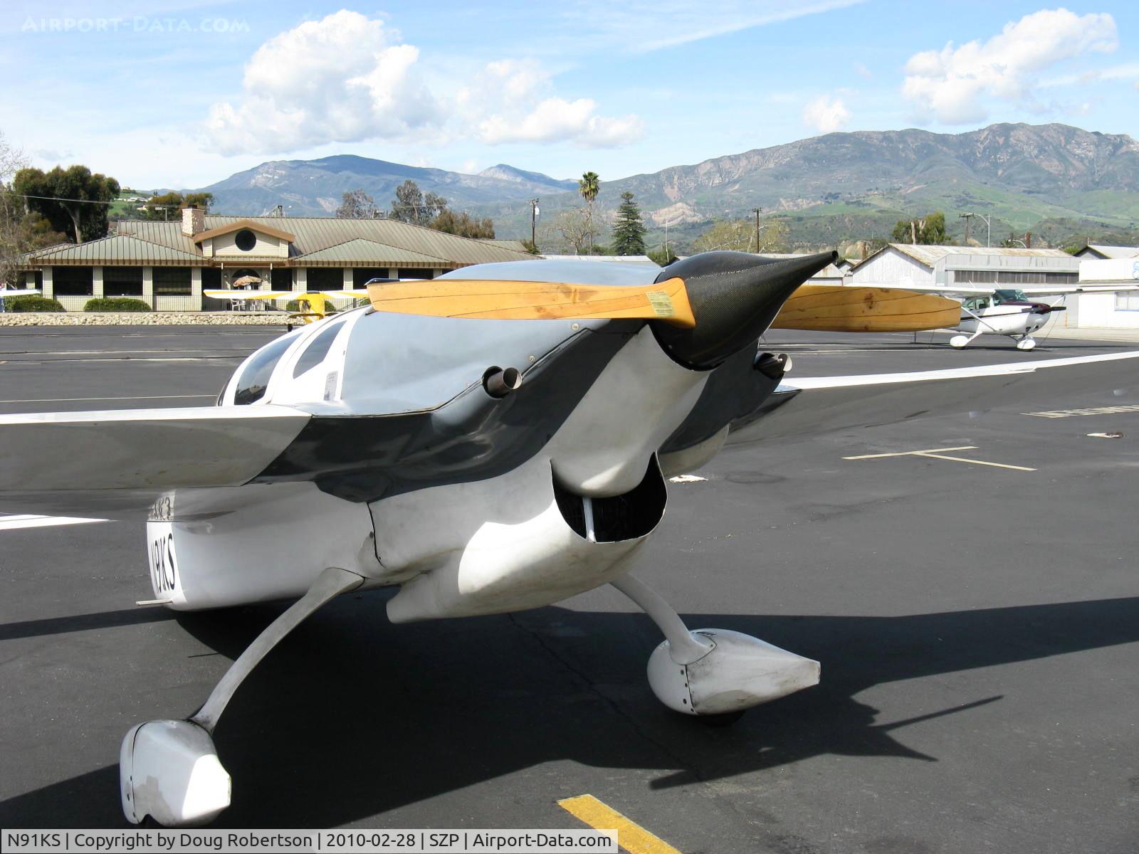N91KS, 2004 Co-Z Cozy Mark IV C/N 0018, 2004 Spreuer COZY Mk IV, Subaru pusher, wood prop, speed-tweaked spinner