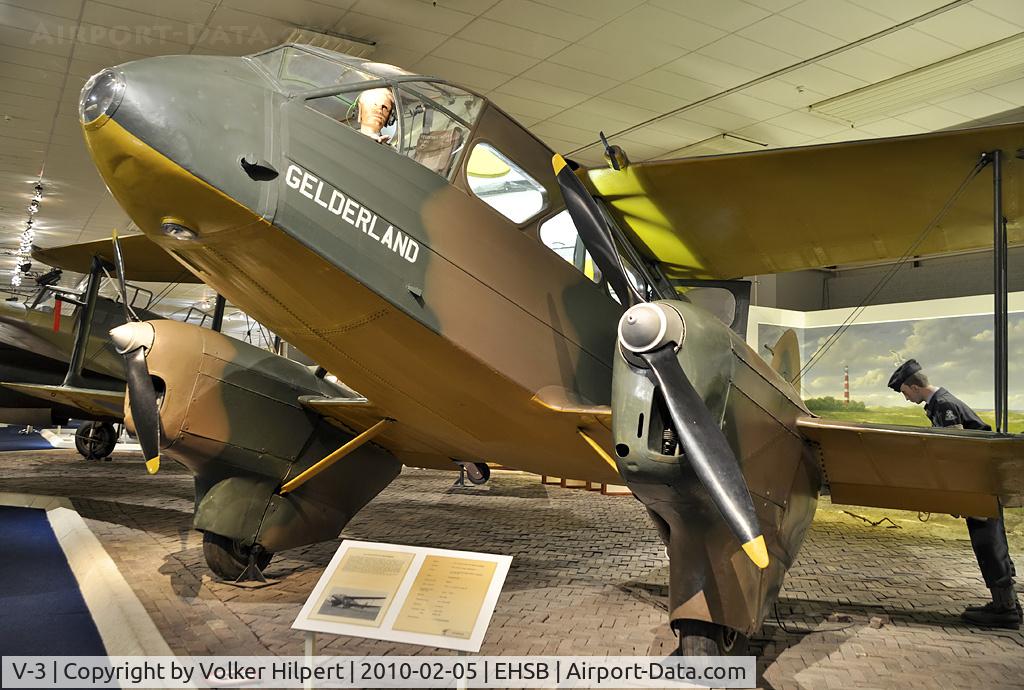 V-3, 1944 De Havilland DH-89B Dominie C/N 6740, DH.89B Dominie built in 1944 by Brush Coachworks Ltd. as NF869 c/n 6740 became PH-RAE on March 16 1946 and later V-3 Gelderland