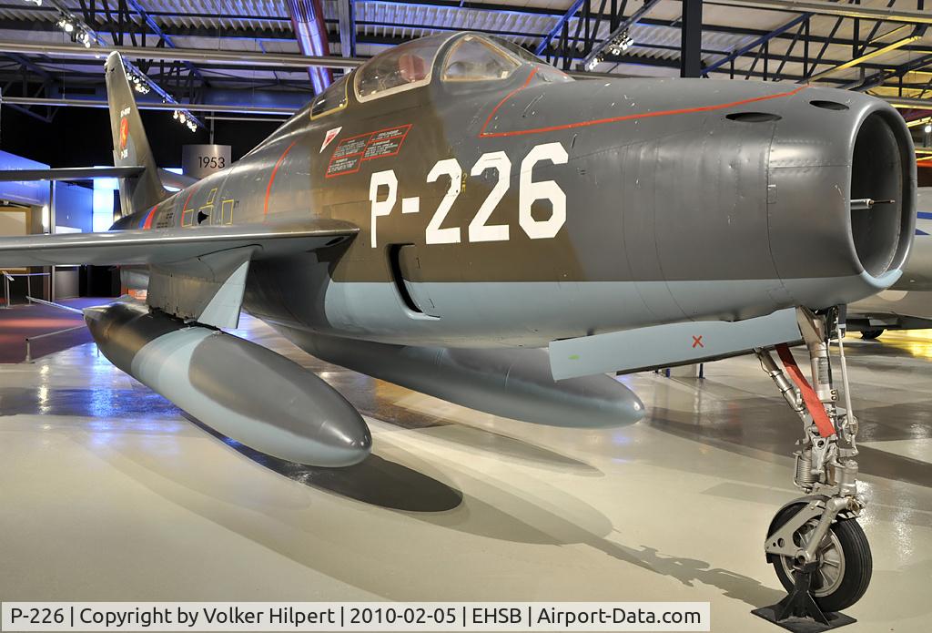 P-226, 1953 Republic F-84F Thunderstreak C/N Not found (53-6612/P-226), F-84F