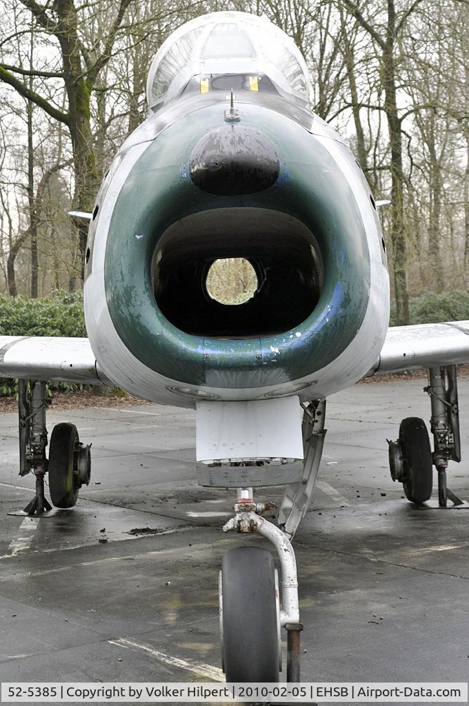 52-5385, 1952 North American F-86F Sabre C/N 191-876, at Soesterberg