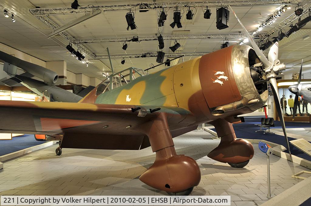 221, Fokker D-XXI (mock-up) C/N Not found 221, at Soesterberg