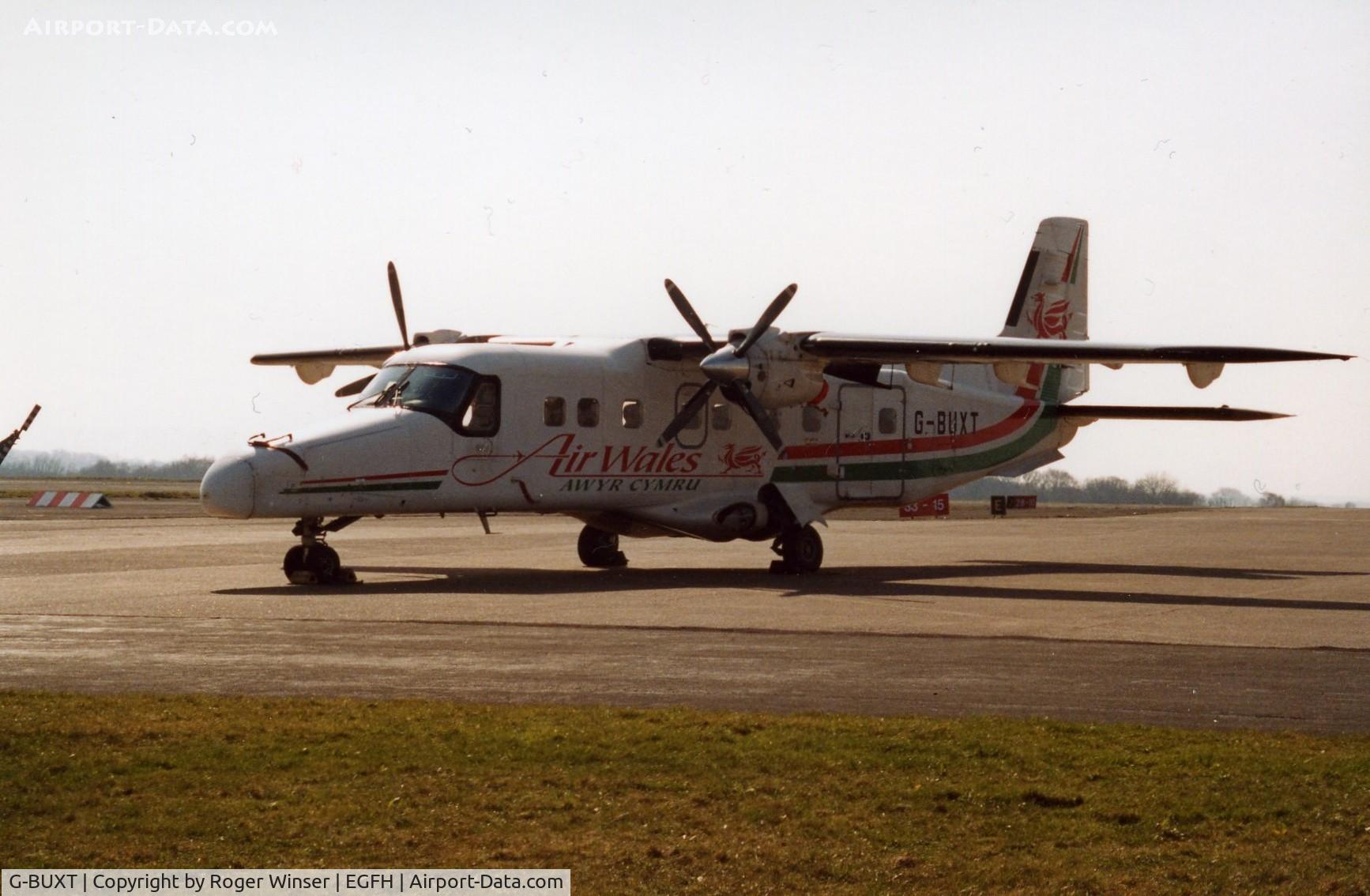 G-BUXT, 1986 Dornier 228-202K C/N 8065, Based at Swansea Airport November 2001