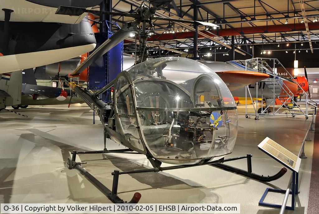 O-36, 1957 Hiller OH-23C Raven C/N 937, at Soesterberg