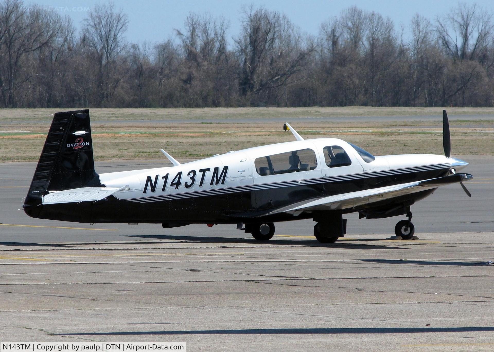 N143TM, 2000 Mooney M20R Ovation C/N 29-0242, At Downtown Shreveport.