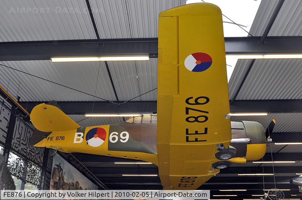 FE876, North American AT-16 Harvard IIB C/N 14-610, at Overloon