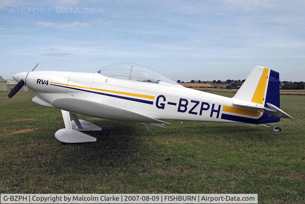 G-BZPH, 2000 Vans RV-4 C/N PFA 181-12867, Van's RV-4 at Fishburn Airfield, UK in 2007.