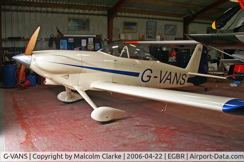 G-VANS, 1987 Vans RV-4 C/N 355, Van's RV-4 at Breighton Airfield, N Yorks in 2006.