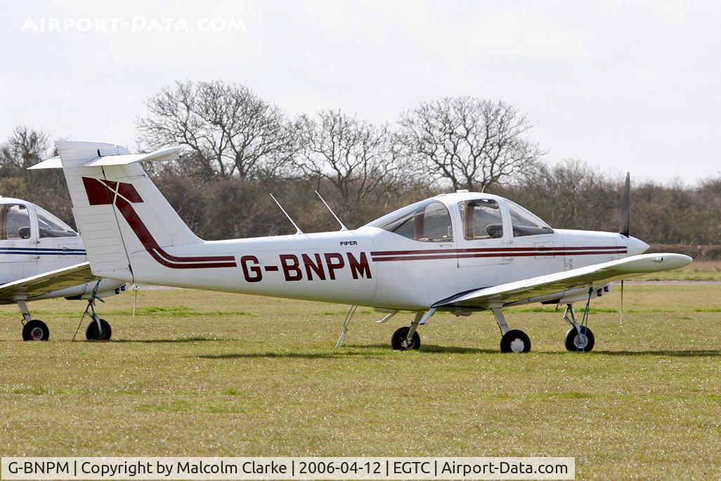 G-BNPM, 1979 Piper PA-38-112 Tomahawk Tomahawk C/N 38-79A0374, Piper PA-38-112 Tomahawk at Cranfield Airport in 2006.